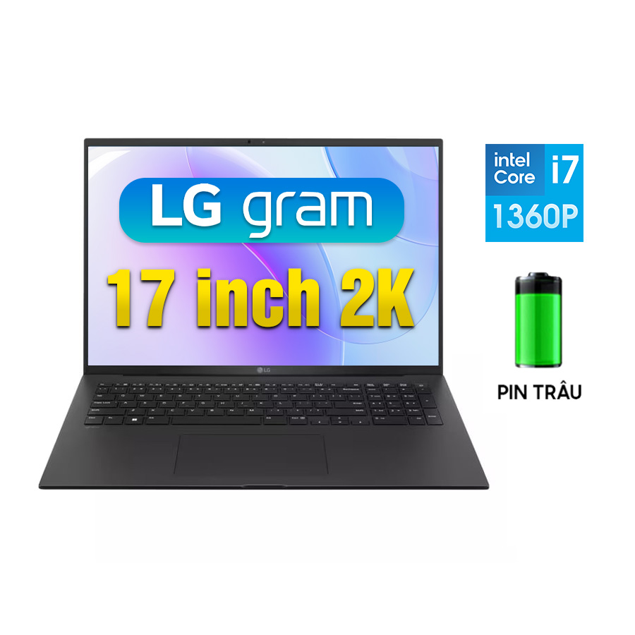 LG Gram 17 2023 | Intel Evo i7-1360P RAM 16GB SSD 512GB 2K 100% DCI-P3 (Outlet)