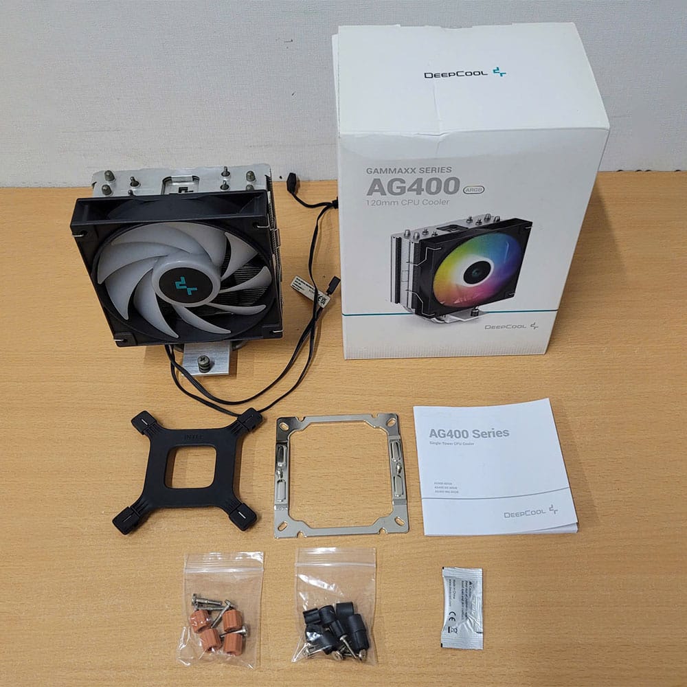 Tản nhiệt khí CPU Deepcool AG400 ARGB (R-AG400-BKANMC-G-1)