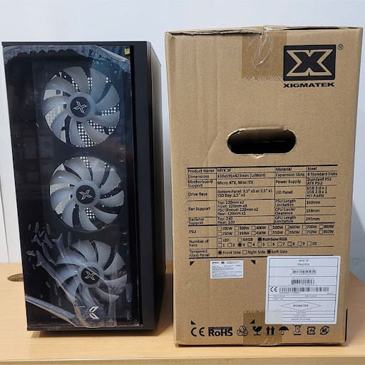 Thùng máy/ CASE Xigmatek MYX 3F (3 Fan) (EN45950)