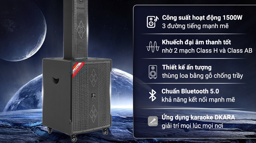 Bộ loa Karaoke Dalton CA18-S118/CA18-F605