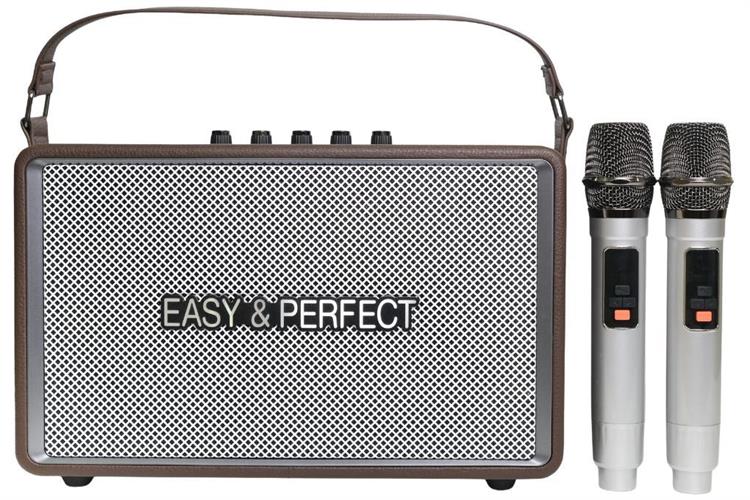 Loa karaoke xách tay Easy & Perfect EP-Votrex 160W - Nâu