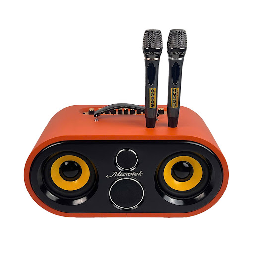 Loa Karaoke Di Động Microtek HD-680GE (Cam) (kèm 2 micro)
