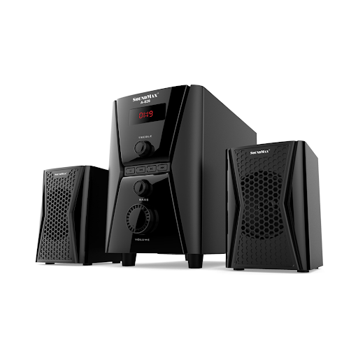 Loa vi tính SoundMax A828 (2.1) 20W, Đen