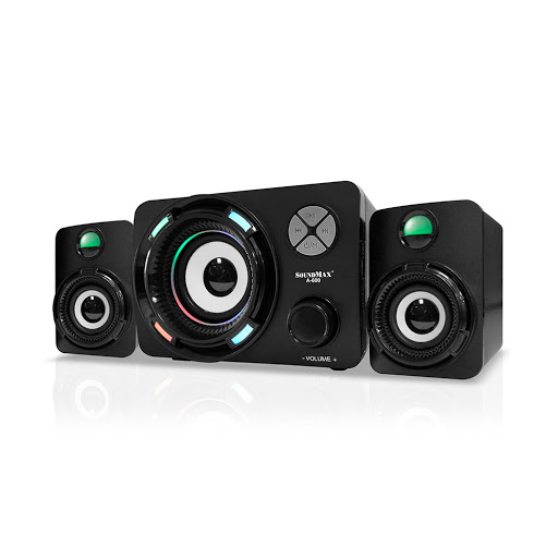 Loa vi tính SoundMax A600 (2.1) 16W, Đen