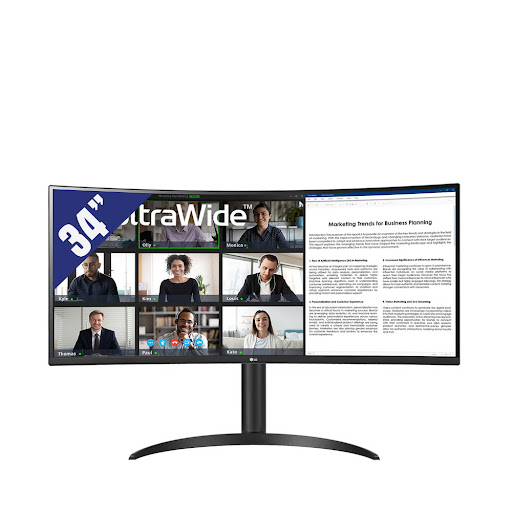 Màn hình cong LG 34" UltraWide 34WR55QC-B.ATV (3440x1440/VA/100Hz/5ms)