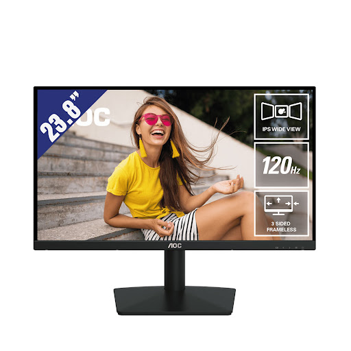 Màn hình LCD AOC 23.8'' 24B15H3/71 (1920x1080/ IPS/ 120hz/ 1ms/ Adaptive-Sync) (Đen)