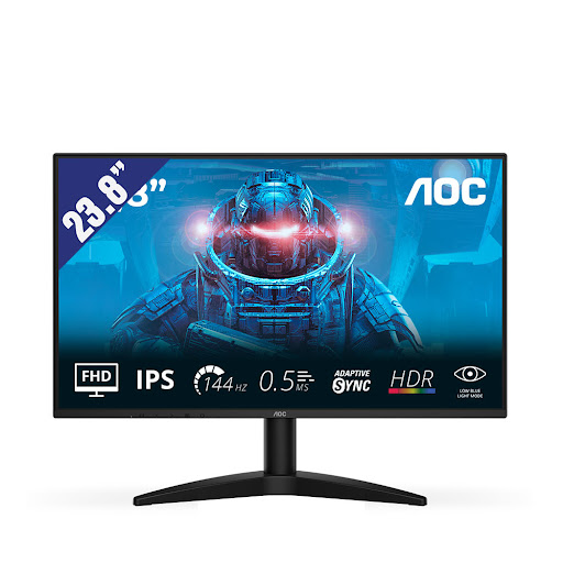 Màn hình LCD AOC 23.8" 24B36X/71 (1920x1080/ IPS/ 144Hz/ 0.5ms-4ms/ Adaptive Sync) Đen