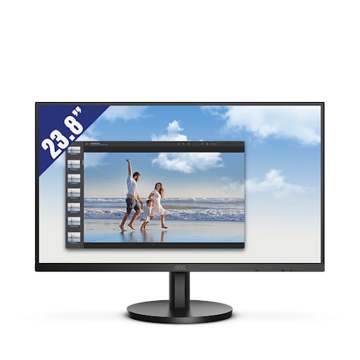 Màn hình LCD AOC 23.8" 24B3HM/74 (1920x1080/ VA/ 75Hz/ 4ms)