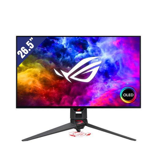 Màn hình LCD Asus 26.5" ROG Swift OLED PG27AQDM (2560 x 1440/ OLED/ 240Hz/ 0.03ms(GTG))