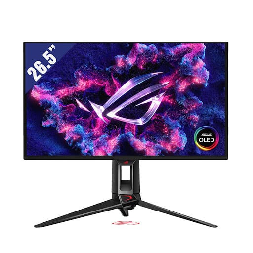 Màn hình LCD ASUS 26.5" ROG Swift OLED PG27UCDM (3840x2160/ QD-OLED/ 240Hz/ 0.03ms/ FreeSync™ Premium Pro & G-SYNC® Compatible) Đen