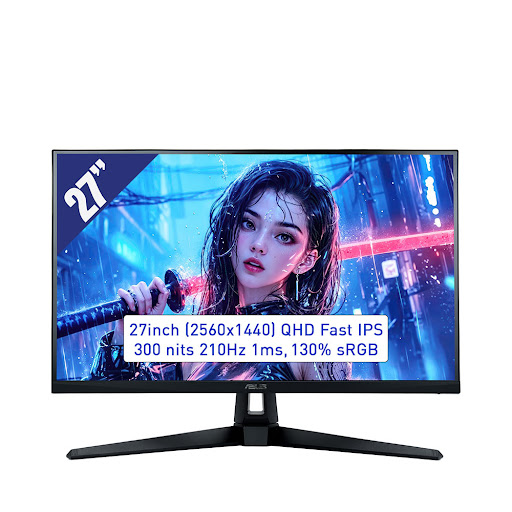 Màn hình LCD ASUS 27" TUF Gaming VG27AQ5A (2560x1440/ Fast IPS/ 210Hz/ 1ms(GTG), 0.3ms(min)/ Adaptive-Sync) Đen