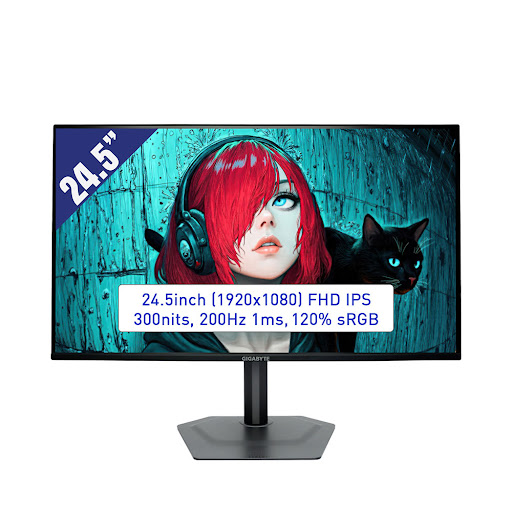 Màn hình LCD Gigabyte 25 inch G25F2 (Full HD/ IPS/ 200Hz/ 1ms ( GTG )/ Freesync) Đen
