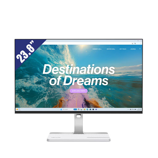 Màn hình LCD Lenovo 23.8" L24D-4C (67DCUAC6VN) (1920x1080/ IPS/ 144Hz/ 1ms-6ms) Xám