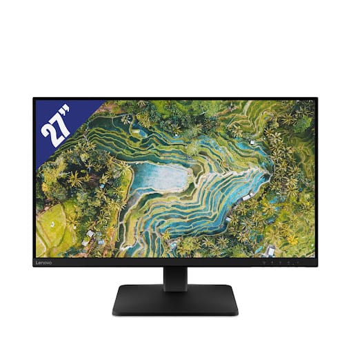 Màn hình LCD LENOVO 27" L27qe (2560x1440/ IPS/ 100Hz/ 4ms Extreme/ 6ms Normal/ 14ms Off Mode) 68C8GAC3VN Đen