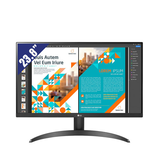 Màn hình LCD LG 24'' 24QP500-B.ATV (2560 x 1440/ IPS/ 75Hz/ 5ms/ AMD Freesync)