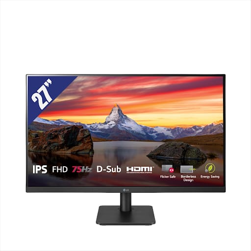Màn hình LCD LG 27" 27MP400-B.ATV (1920 x 1080/ IPS/ 75Hz/ 5ms/ AMD FreeSync)