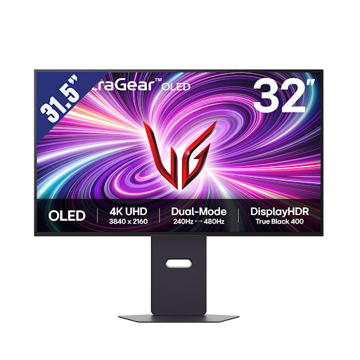 Màn hình LCD LG 32'' 32GS95UV OLED Gaming (3840 x 2160/ OLED/ 240 Hz/ 0.03ms/ G-SYNC Compatible) (Đen)