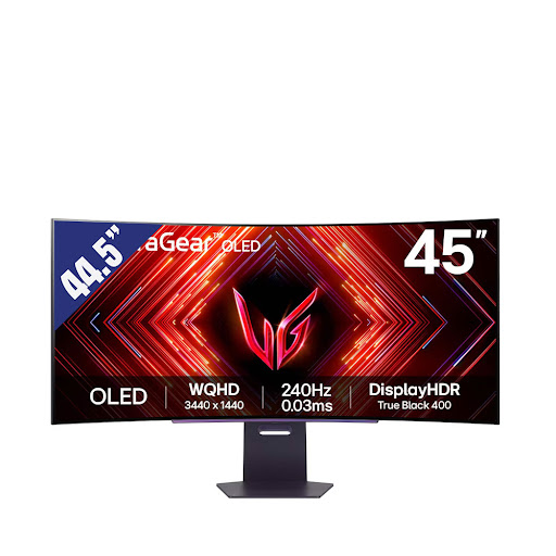 Màn hình LCD LG 44.5 inch 45GS95QE-B.ATV (2K/ OLED/ 240Hz/ 0.03ms/ FreeSync Premium Pro, G-SYNC/ Đen)