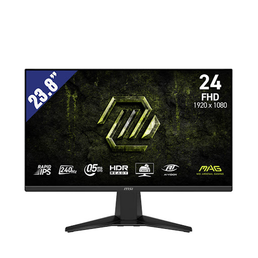 Màn hình LCD MSI 23.8" MAG 245F X24 (1920x1080/ Rapid IPS/ 240Hz/ 0.5ms/ Adaptive-Sync) Đen