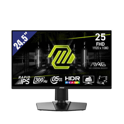 Màn hình LCD MSI 24.5" MAG 255PXF (Full HD/ IPS/ 300Hz/ 0.5ms/ AMD FreeSync Premium/ Đen)