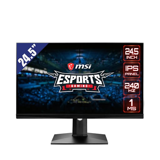 Màn hình LCD MSI 24.5'' Optix MAG251RX (1920 x 1080,IPS, 240Hz, 1ms, Gsync)