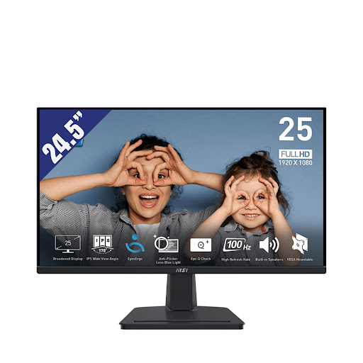 Màn hình LCD MSI 24.5" Pro MP251 (1920 x 1080/ IPS/ 100Hz/ 1ms (MPRT) / 4ms (GTG))