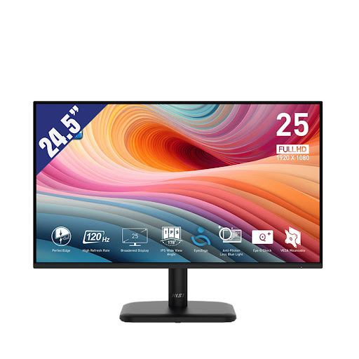 Màn hình LCD MSI 24.5" PRO MP251L E2 (1920x1080/ IPS/ 120Hz/ 4ms GTG/ 1ms MPRT/ Adaptive-Sync) Đen