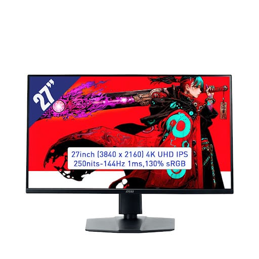 Màn hình LCD MSI 27" MAG 275UPD E14 (3840x2160/ IPS/ 144 - 288Hz/ 1ms/ Adaptive-Sync) Đen