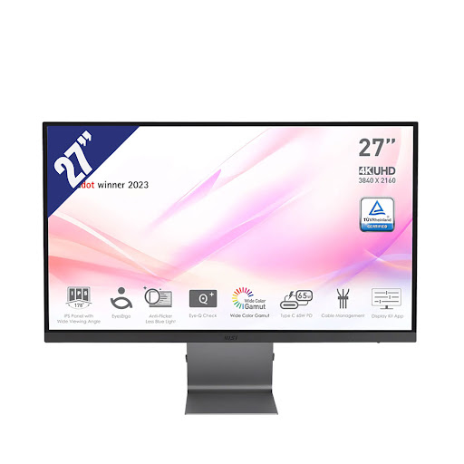 Màn hình LCD MSI 27" MODERN-MD271UL 4K UHD (3840 x 2160/ IPS/ 60Hz/ 4ms (GTG))