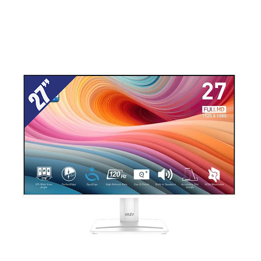 Màn hình LCD MSI 27" MP275W E2 (1920x1080/ IPS/ 120Hz/ 1ms - 4ms/ Adaptive-Sync) Trắng