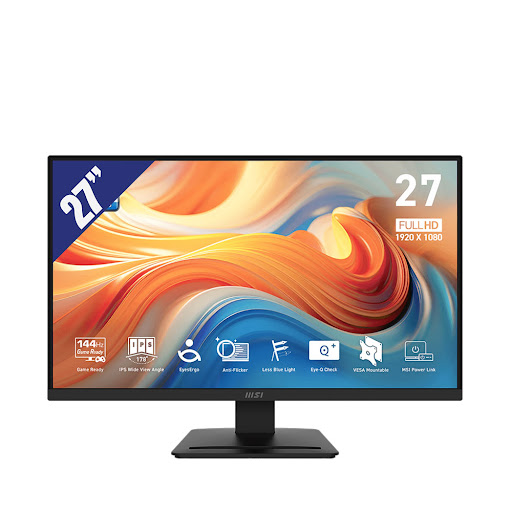 Màn hình LCD MSI 27" PRO MP273L E14 (1920x1080/ IPS/ 144Hz/ 1ms-4ms) Đen