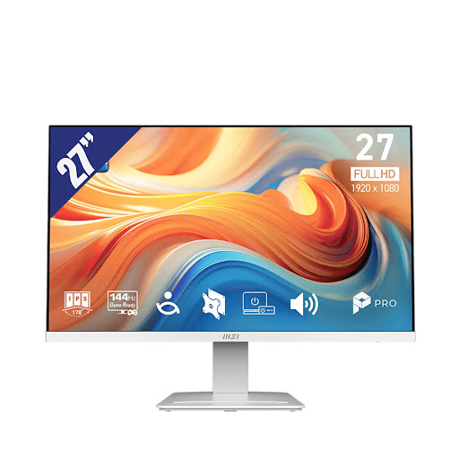 Màn hình LCD MSI 27" PRO MP273W E14A (9S6-3PB4CH-266) (1920x1080/ IPS/ 144Hz/ 1ms/ AMD FreeSync™) (trắng)