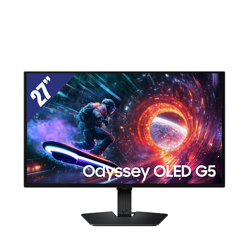 Màn hình LCD Samsung 27" Odyssey G5 G50SF (LS27FG502SEXXV) (2560 x 1440/ OLED/ 180Hz/ 0.03ms/ FreeSync,G-Sync Compatible) (Đen)