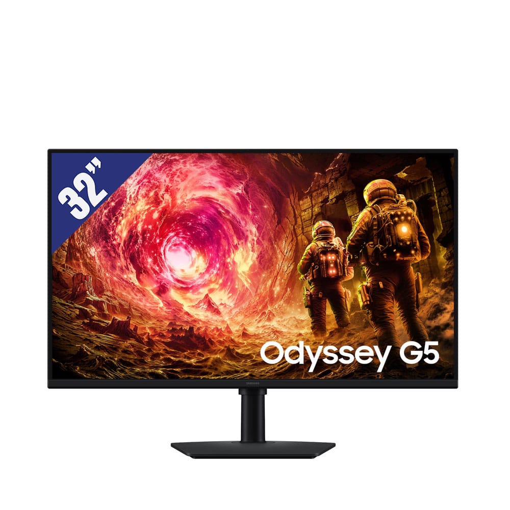 Màn hình LCD Samsung 32" Odyssey G5 G50F LS32FG502EEXXV (2560 x 1440/ IPS/ 180HZ/ 1ms/ G-Sync Compatible/ Phẳng) (Đen)