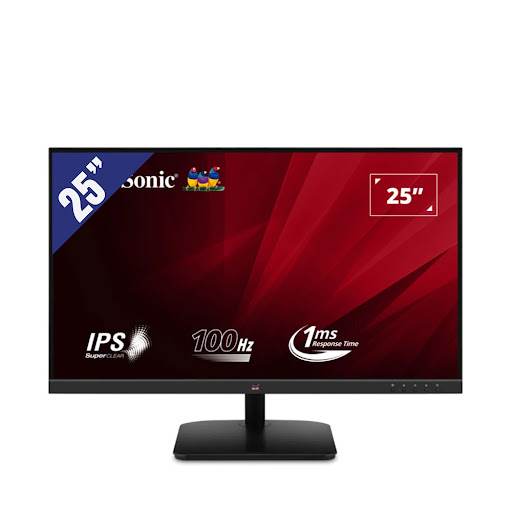 Màn hình LCD Viewsonic 25" VA2532-H (1920x1080/ IPS/ 100Hz/ 1ms) Đen