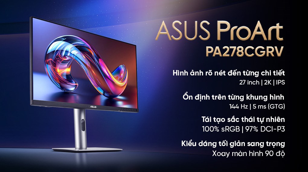 Màn hình Asus ProArt PA278CGRV (27 inch, 2K, IPS, 144Hz, 5ms)