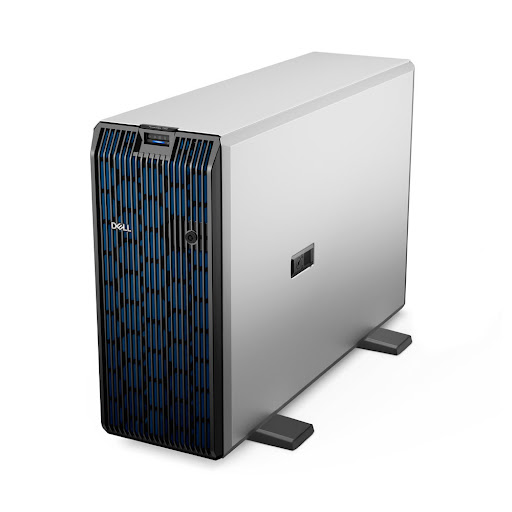 Máy chủ/ Server Dell T550 (8x3.5''/ Intel Xeon Silver 4310 2.1G/ 16GB RAM/ 4TB HDD/ PERC H755/iDRAC9, Enterprise 15G/HP PSU 1x1400W/ BC5720 DP 1GbE/ BC5720 QP 1GbE OCP/ Powercord/Bezel/DVDRW/3Years)
