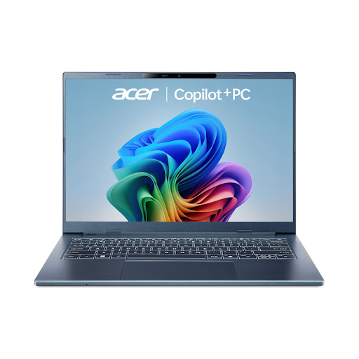 Máy tính xách tay/ Laptop Acer Aspire 14 AI A14-11M-X8FP (Snapdragon X X1-26100) (Xanh)
