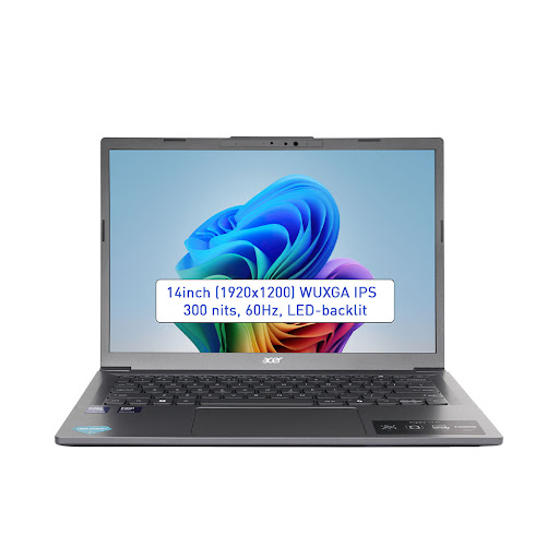 Máy tính xách tay/ Laptop Acer Aspire 14 AI A14-52M-71YQ (Core Ultra 7-256V) (Xám)