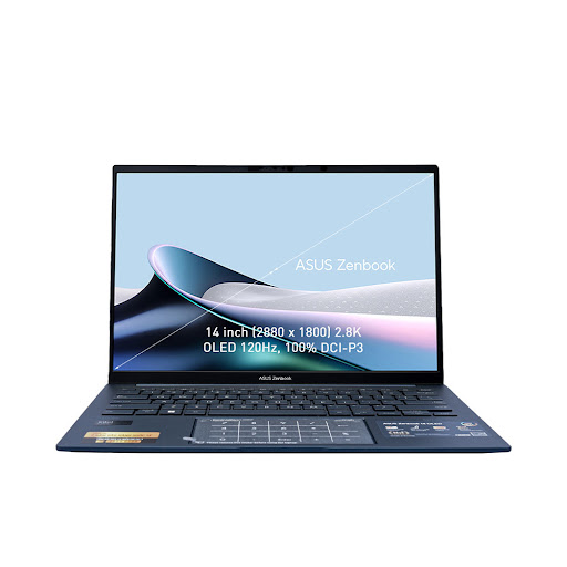 Máy tính xách tay/ Laptop Asus Zenbook 14 OLED UX3405MA-PP151W (Ultra 5-125H) (Xanh)