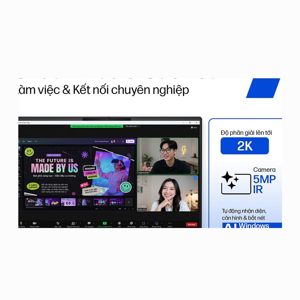 Máy tính xách tay/ Laptop HP OmniBook 5 16-ag1068AU - BZ7T0PA (AMD Ryzen AI 5 340) (Bạc)