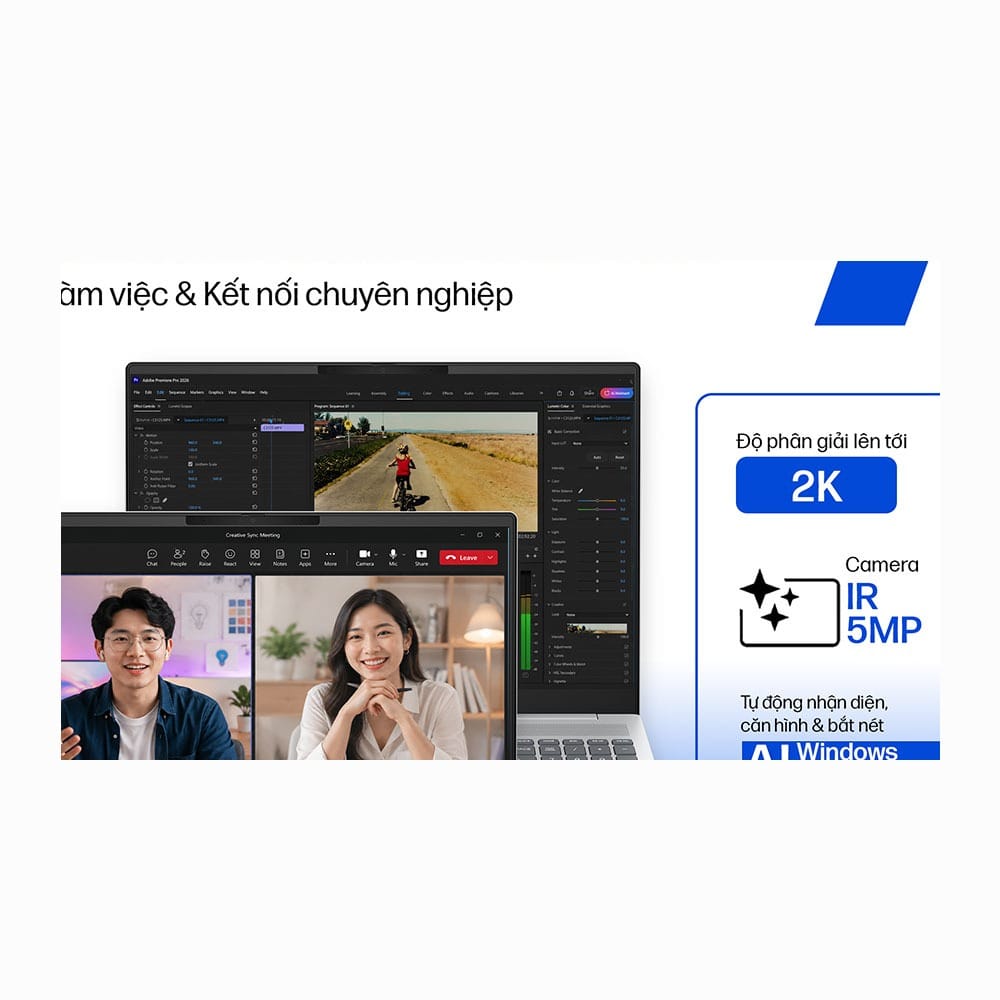 Máy tính xách tay/ Laptop HP OmniBook 5 AI 16-af1054TU - C1MN8PA (Core Ultra 7-255U) (Bạc)