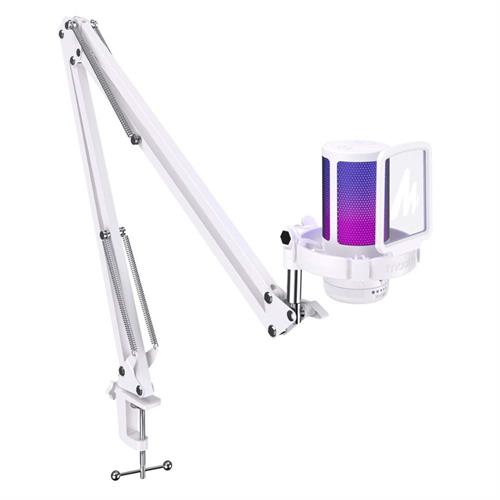 Bộ micro có dây Maono RGB DGM20S White (1 bộ thu + giá đỡ)