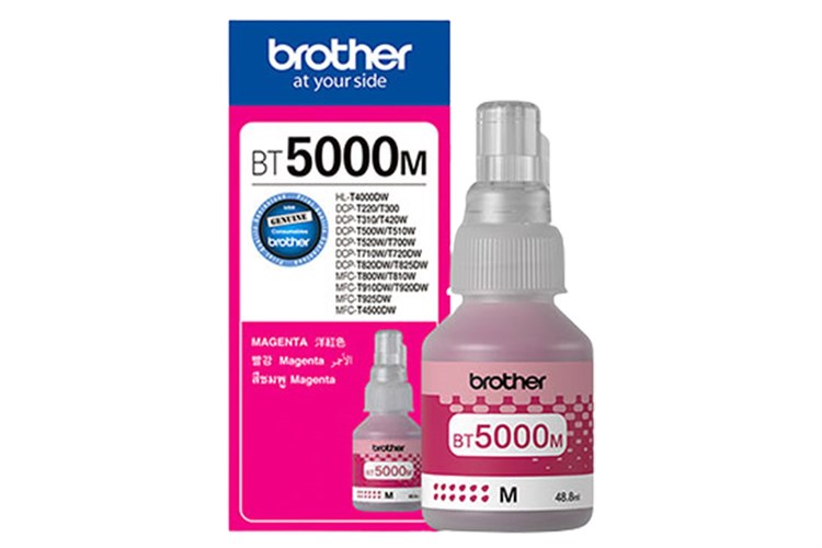 Mực in phun Brother BT5000M Đỏ/(dành cho Brother T310/T520W/T720DW/T220/T510W/T710W/...)