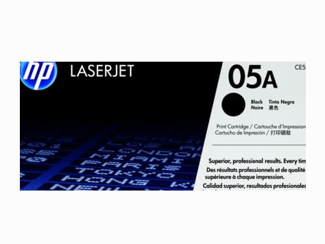 HP 05A Black Original LaserJet Toner Cartridge (CE505A)