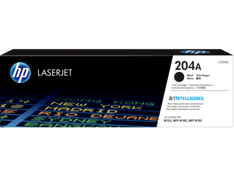 HP 204A Black Original LaserJet Toner Cartridge(CF510A)