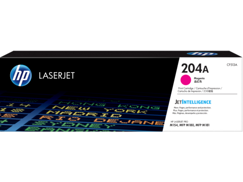 HP 204A Magenta Original LaserJet Toner Cartridge(CF513A)