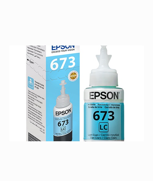 Mực in Epson T673 Light Cyan Ink Bottle (C13T673500)