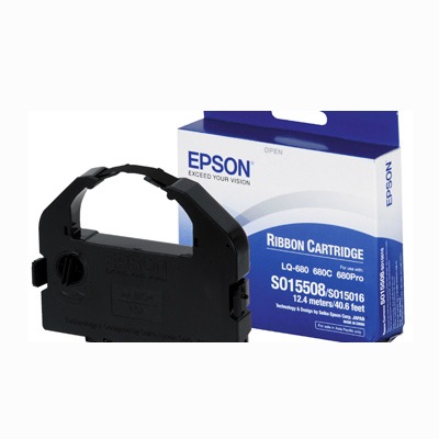 Black Ribbon Epson LQ-670/860/680 Pro (S015508)