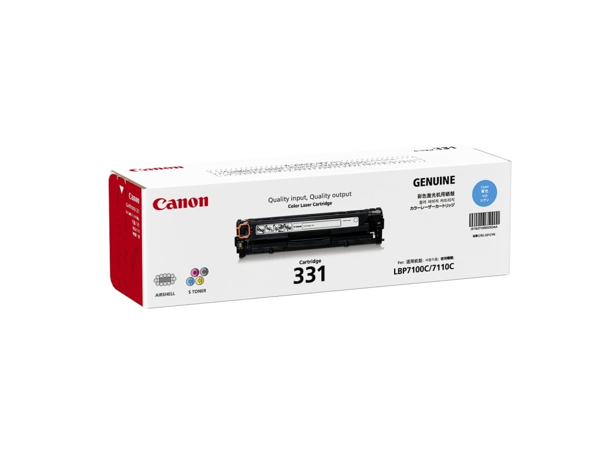 Mực in Canon 331 Cyan Toner Cartridge (6271B003AA)